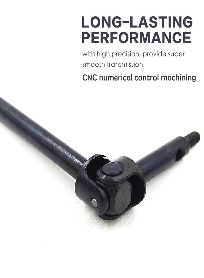 Raflot 2Pcs RC Front Axle Drive Shaft Steel Front Universal Driveshaft CVD Set for 1/24 C10/JLU/Bronco/Gladiator/Deadbolt RC Crawler Car SCX24 Upgrades Accessories - Image 3